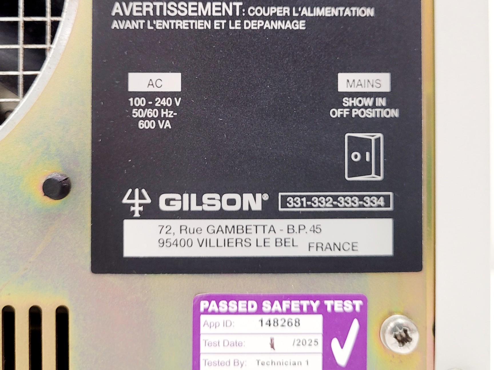 Image of Gilson HPLC 332 Pump HPLC Chromatography Lab