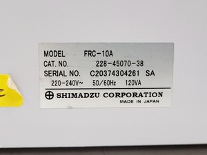 Thumbnail image of Shimadzu FRC-10A Fraction Collector W/ Shimadzu CBM-20A Communications Module 
