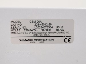 Thumbnail image of Shimadzu FRC-10A Fraction Collector W/ Shimadzu CBM-20A Communications Module 