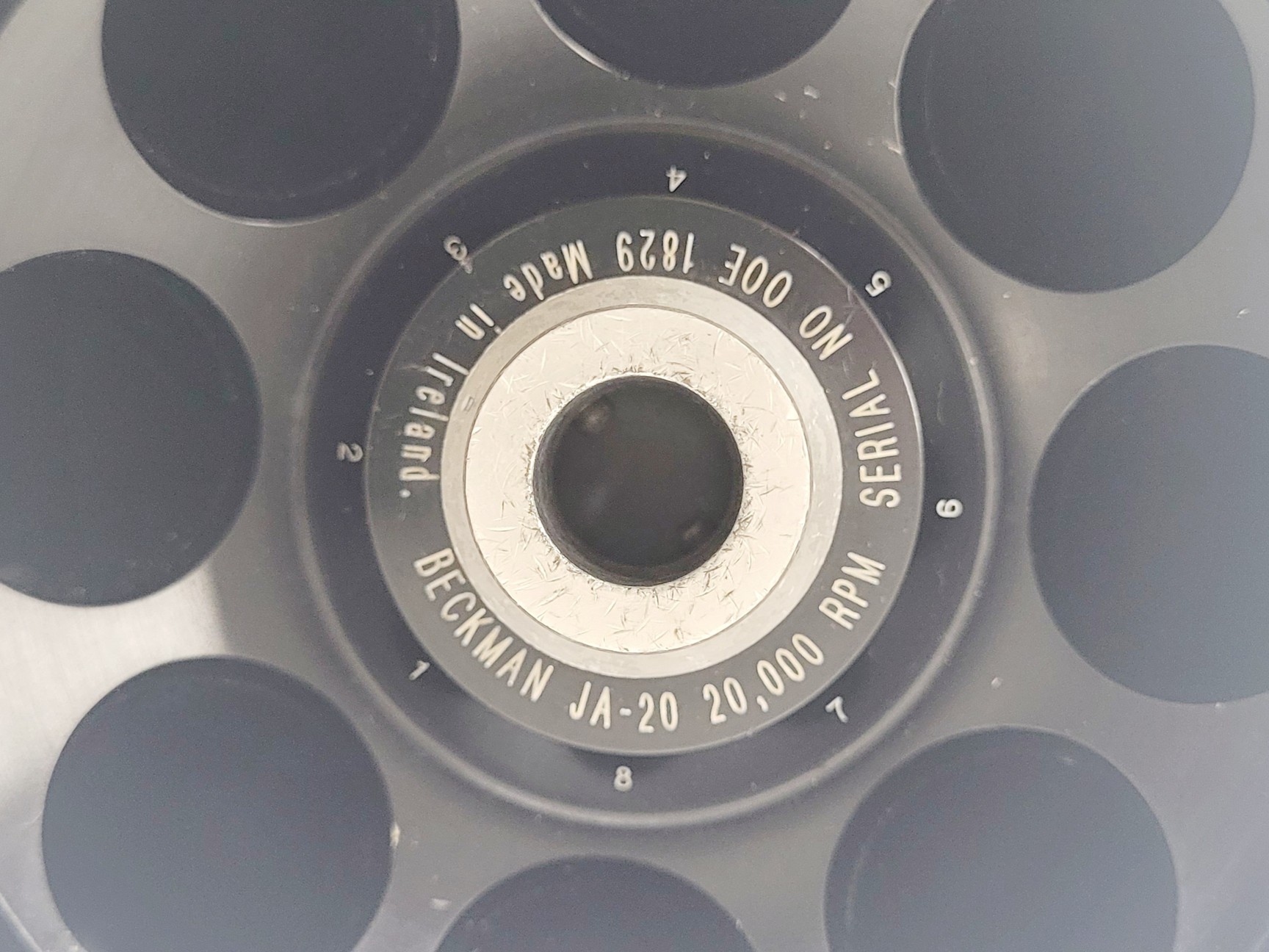 Image of BECKMAN JA-20 Fixed Angle Rotor 20000RPM Lab