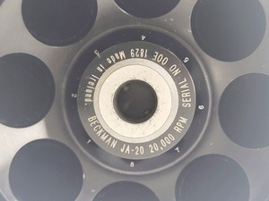 Thumbnail image of BECKMAN JA-20 Fixed Angle Rotor 20000RPM Lab