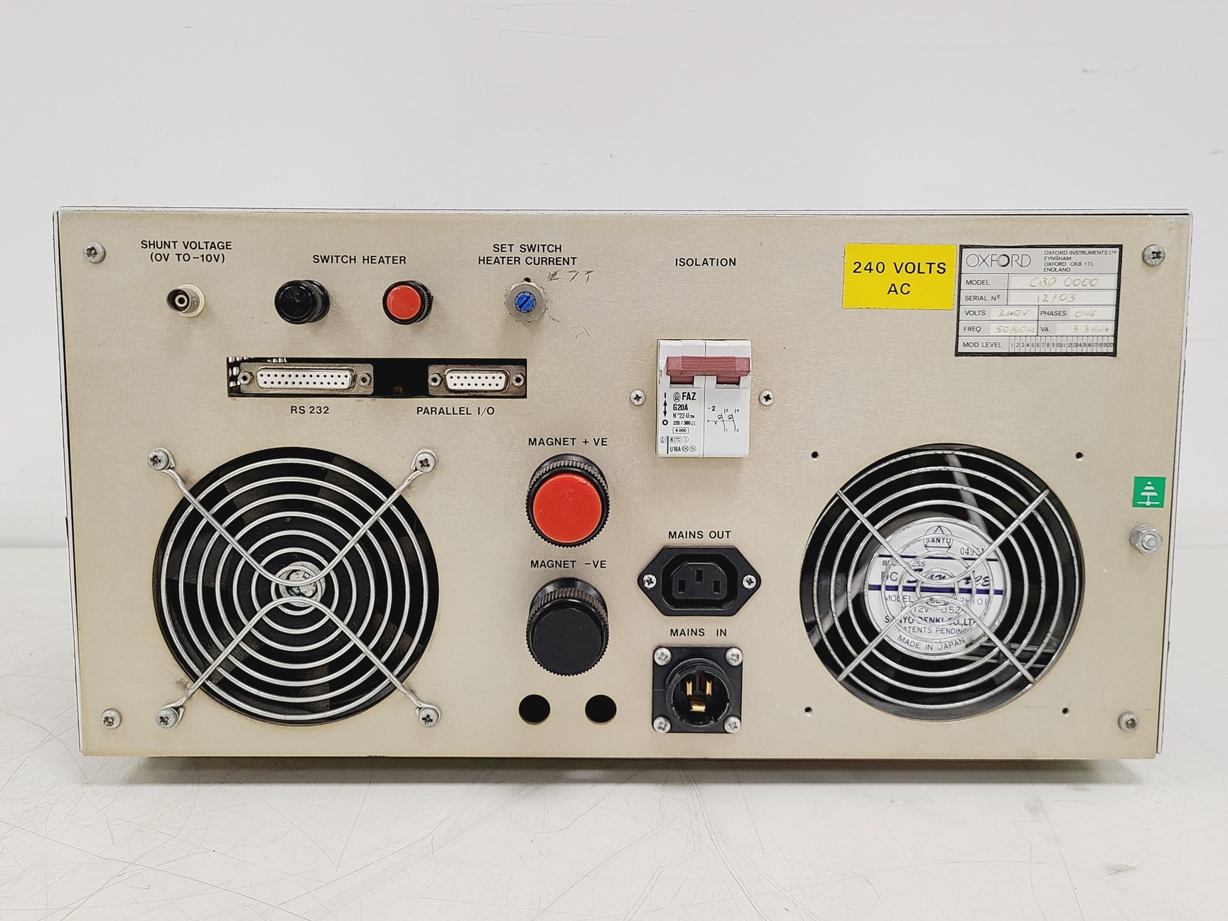 Image of Oxford Instruments CBD0000 Magnetic Power Supply