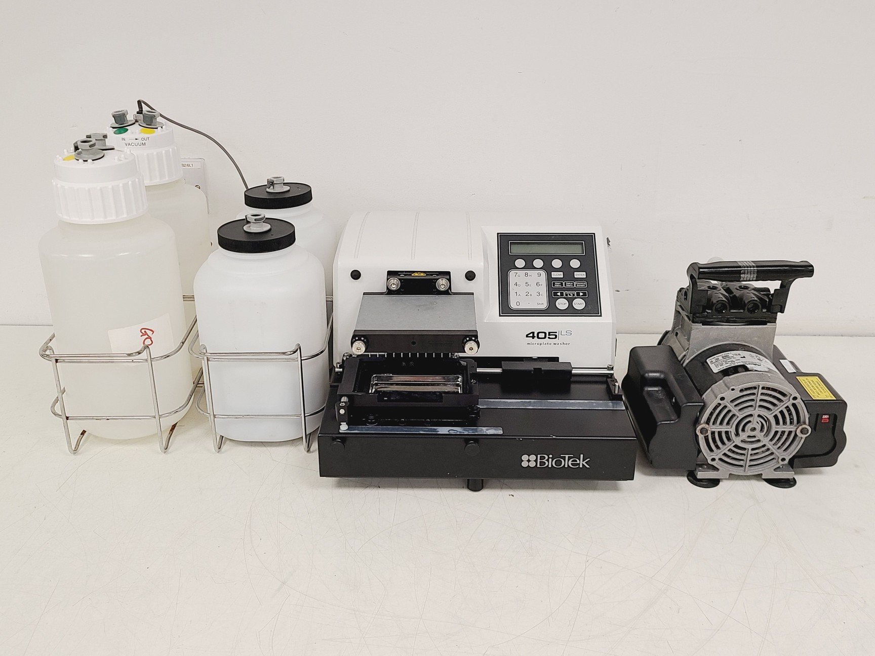 Image of Agilent Biotek 405 LS Microplate Washer w/ Vacuum Pump, Accessories & Software