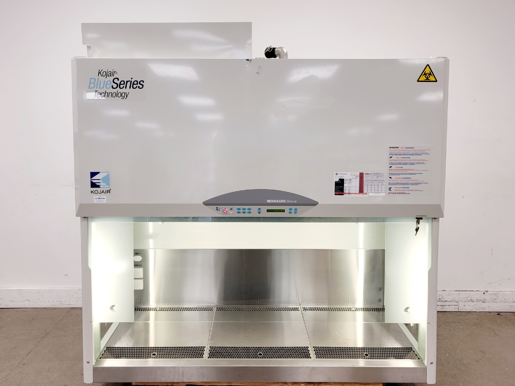 Image of Kojair SL-170 DEF Blue Series Class II Biological Safety Cabinet Lab
