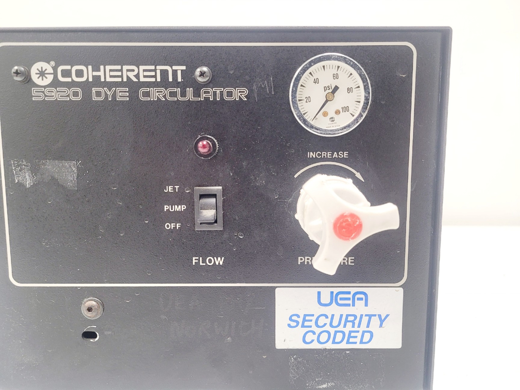Image of Coherent 899-01 Ring Laser w/ Coherent 5920 Dye Circulator & Manual