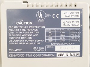 Thumbnail image of Job Lot of 7 x Kenwood CS-4125 Oscilloscopes 20MHz