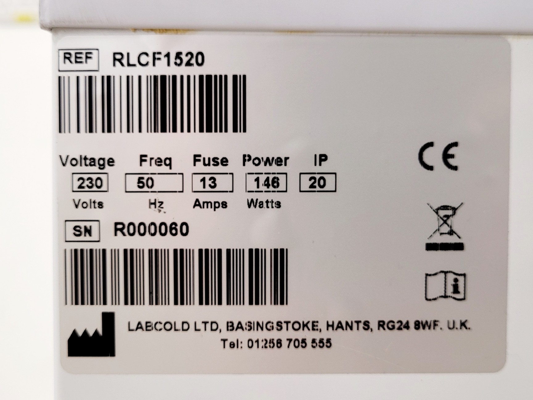 Image of Labcold RLCF1520 Laboratory Freezer 416L