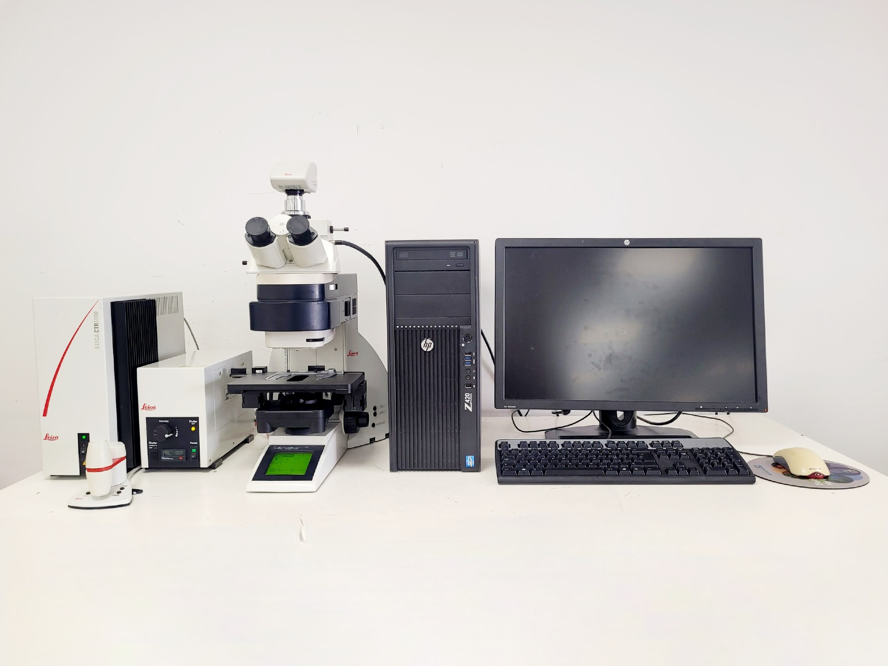 Image of Leica DM6000 Fluorescence Microscope System w/ PC (EL6000, CTR6000)