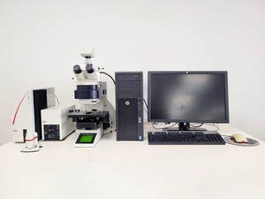Thumbnail image of Leica DM6000 Fluorescence Microscope System w/ PC (EL6000, CTR6000)