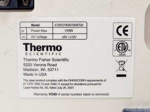Thumbnail image of Thermo Scientific Nicolet 6700 FTIR Spectrometer w/ Thermo DTGS Lab 