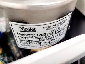 Thumbnail image of Thermo Scientific Nicolet 6700 FTIR Spectrometer w/ Thermo DTGS Lab 