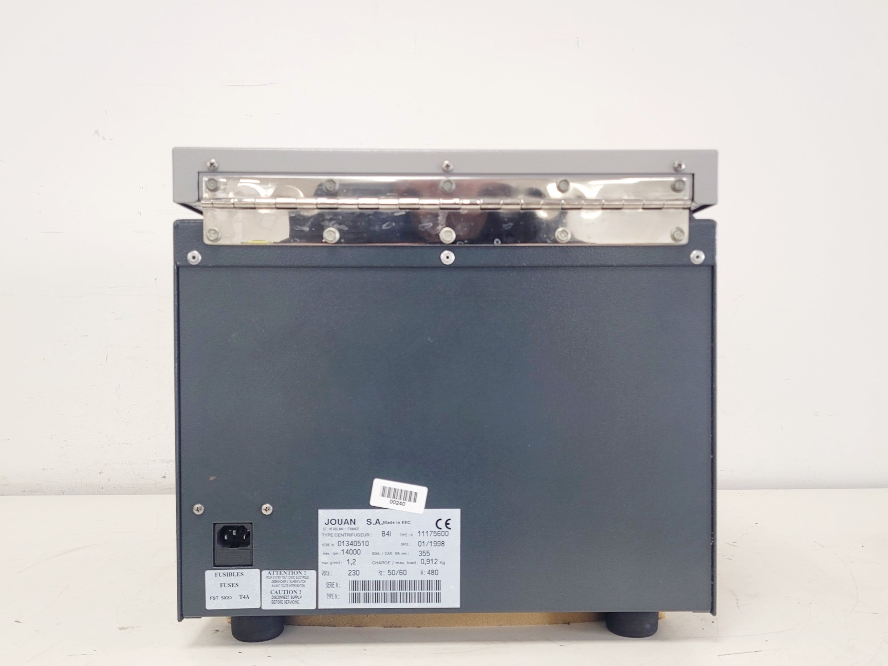 Image of Jouan B4i Benchtop Centrifuge w/ S40 Rotor 4300RPM Lab