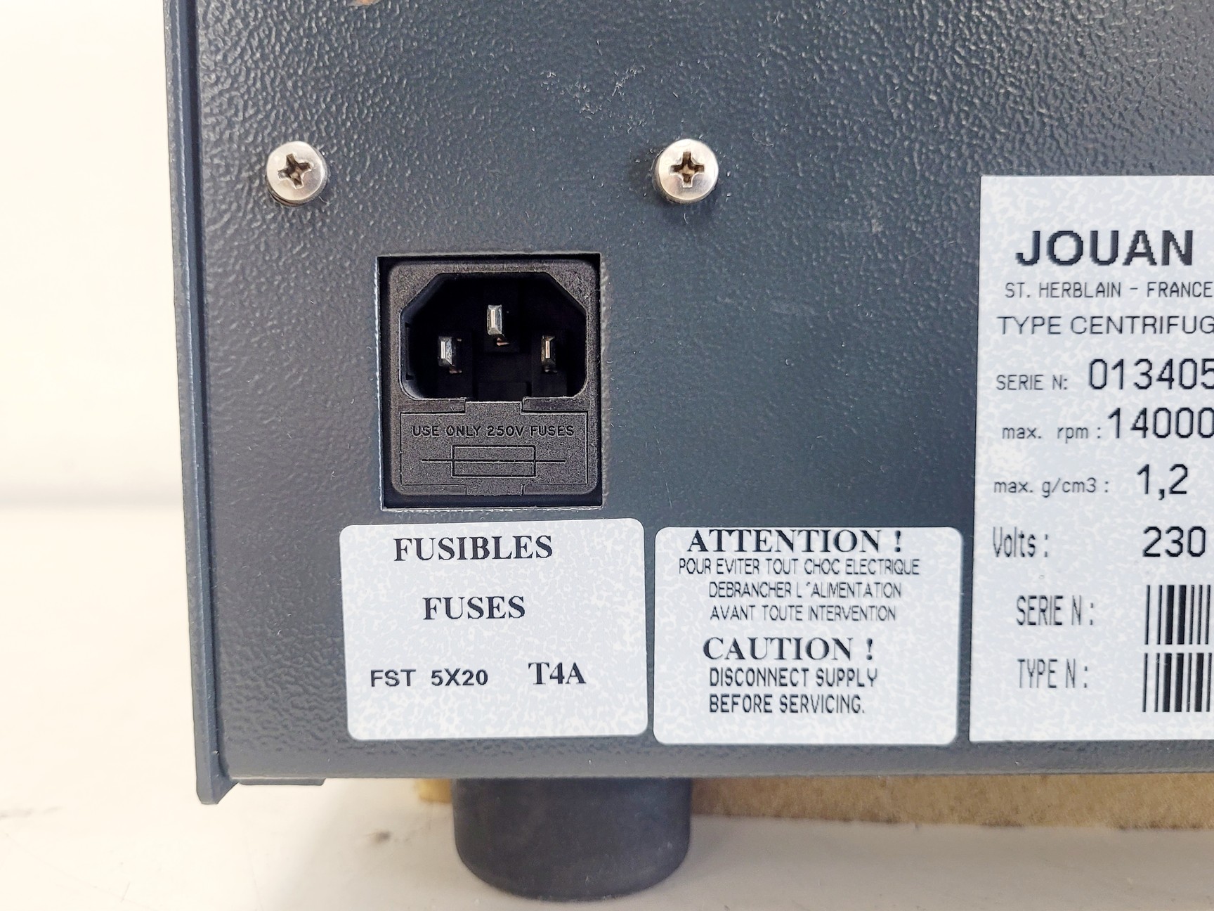 Image of Jouan B4i Benchtop Centrifuge w/ S40 Rotor 4300RPM Lab