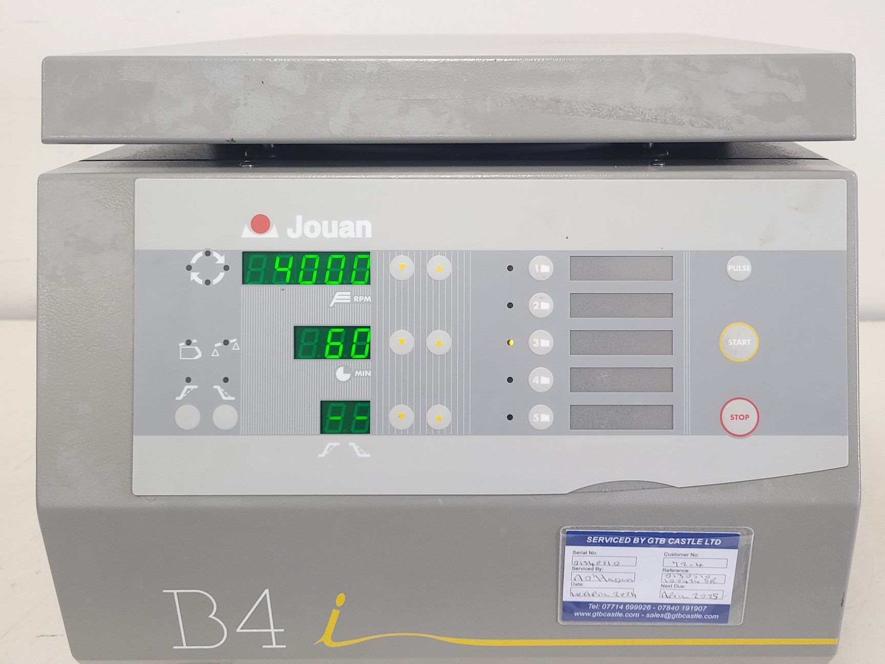 Image of Jouan B4i Benchtop Centrifuge w/ S40 Rotor 4300RPM Lab