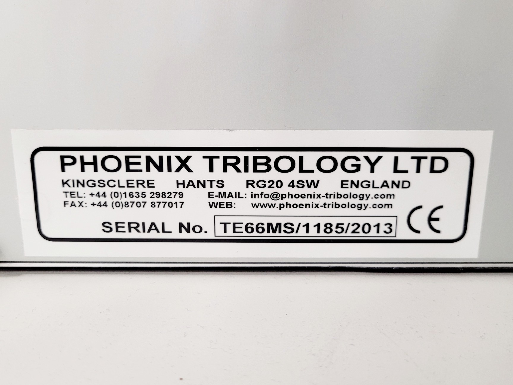 Image of Phoenix Tribology Instrument TE66 Abrasion Tester & 2 x Waston Marlow Pumps