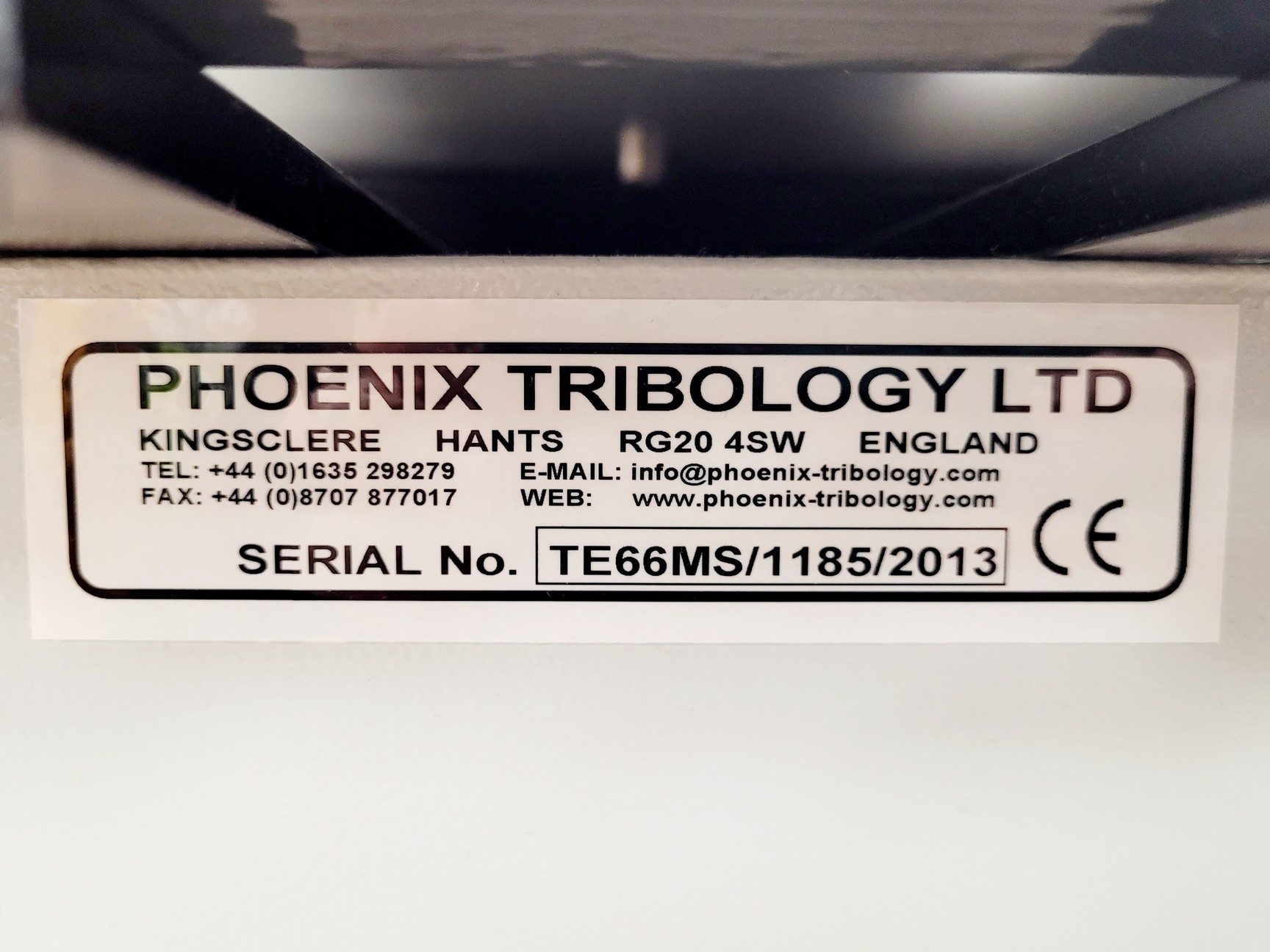 Image of Phoenix Tribology Instrument TE66 Abrasion Tester & 2 x Waston Marlow Pumps