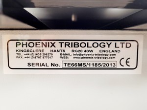 Thumbnail image of Phoenix Tribology Instrument TE66 Abrasion Tester & 2 x Waston Marlow Pumps