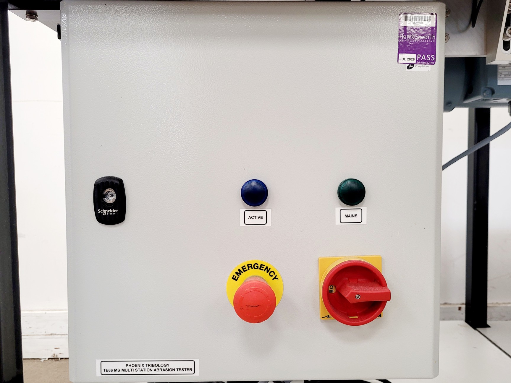 Image of Phoenix Tribology Instrument TE66 Abrasion Tester & 2 x Waston Marlow Pumps