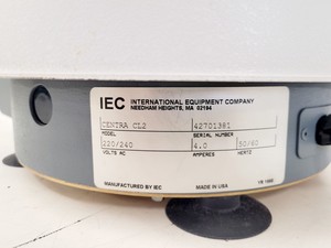 Thumbnail image of IEC Centra CL2 Centrifuge w/ 236 Rotor 3900RPM Lab