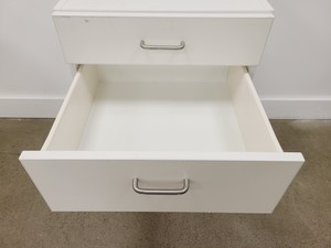 Thumbnail image of Job lot of 6 x White 4 Drawer Cabinets Lab