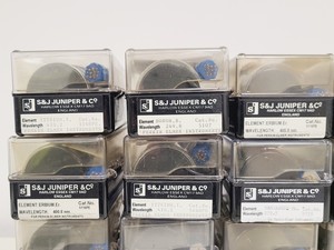 Thumbnail image of Job Lot of 30 x S&J Juniper & Co Hollow Cathode Lamps - Various Elements