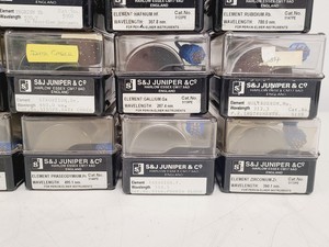 Thumbnail image of Job Lot of 30 x S&J Juniper & Co Hollow Cathode Lamps - Various Elements