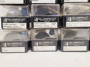 Thumbnail image of Job Lot of 30 x S&J Juniper & Co Hollow Cathode Lamps - Various Elements