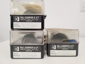 Thumbnail image of Job Lot of 30 x S&J Juniper & Co Hollow Cathode Lamps - Various Elements