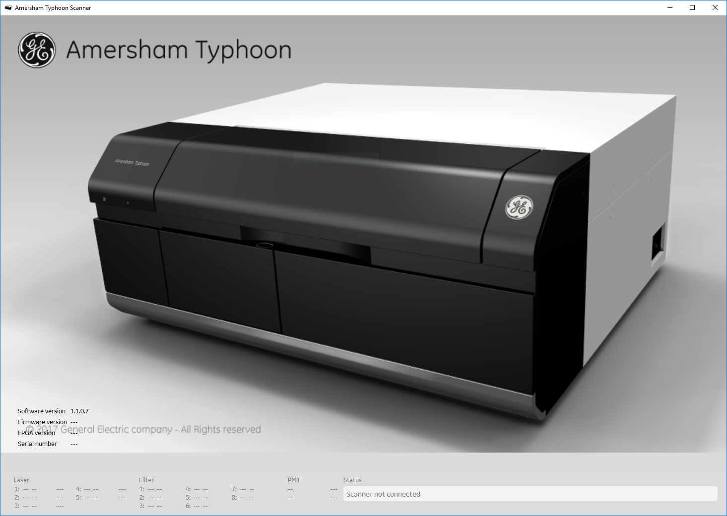 Image of GE Amersham Typhoon 5 Bimolecular Imager w/ Eraser, Cabinet, PC and Accessories