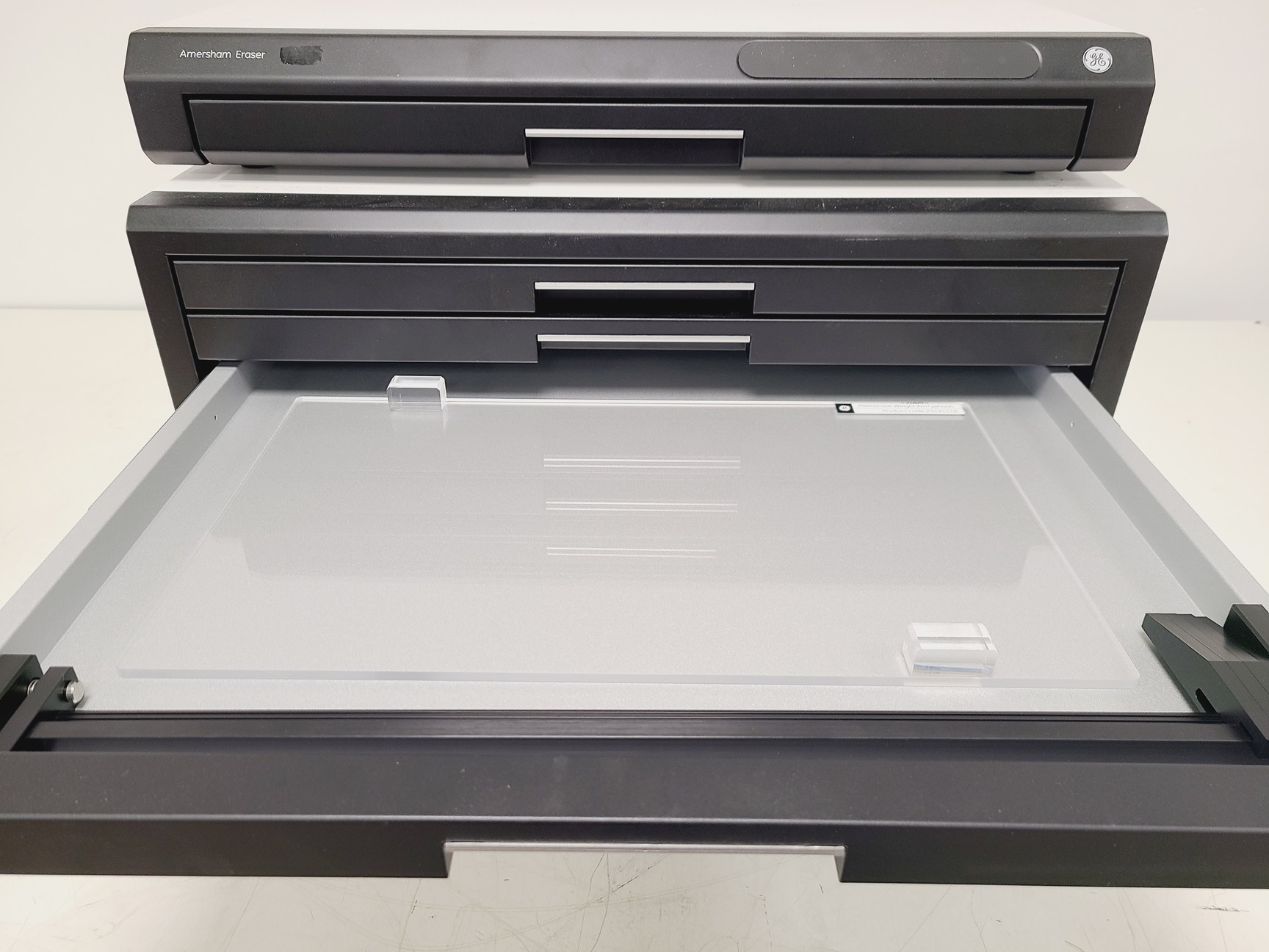 Image of GE Amersham Typhoon 5 Bimolecular Imager w/ Eraser, Cabinet, PC and Accessories