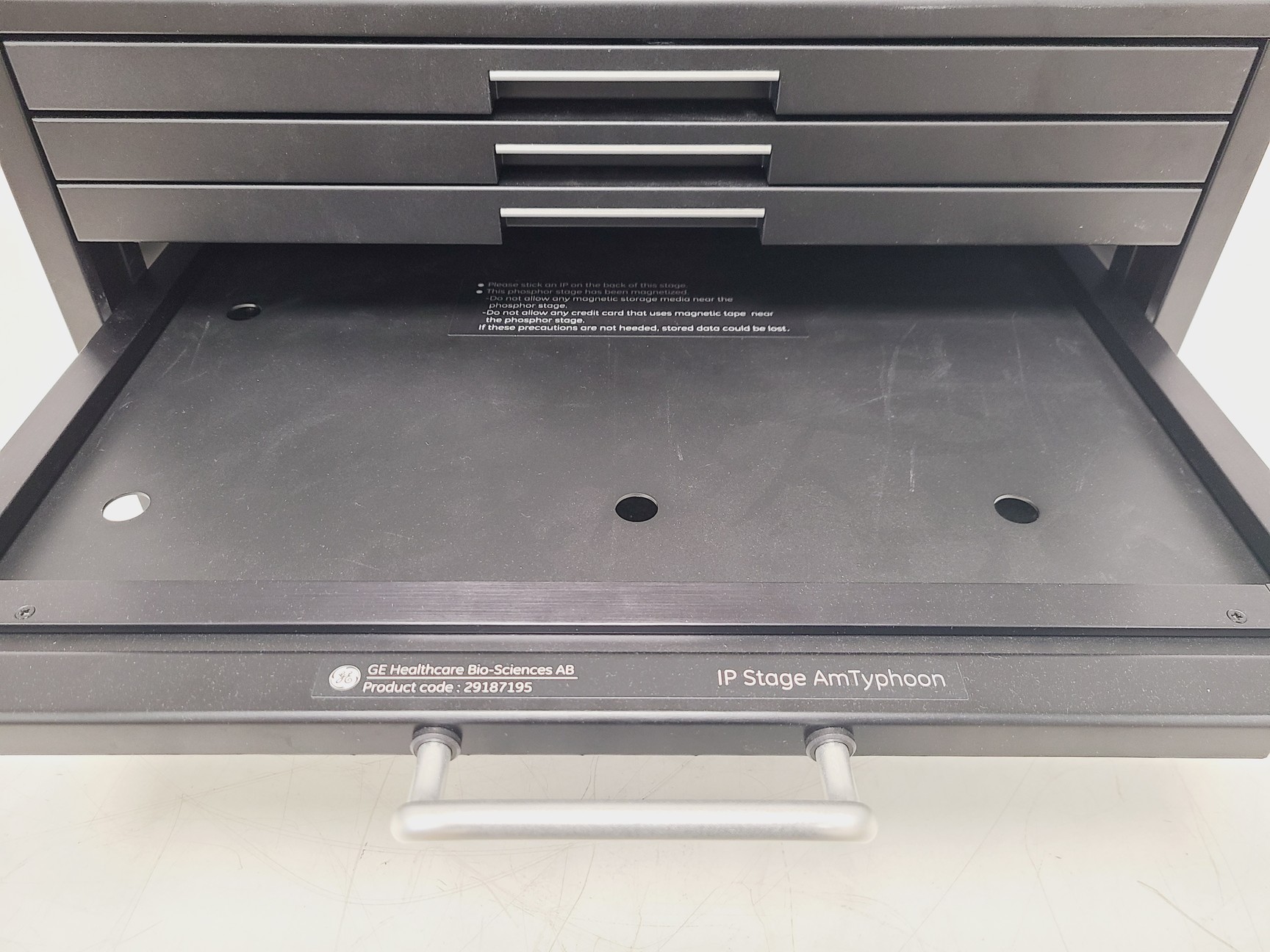 Image of GE Amersham Typhoon 5 Bimolecular Imager w/ Eraser, Cabinet, PC and Accessories
