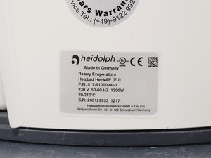 Thumbnail image of Heidolph Heizbad Hei-VAP Rotary Evaporator W/ Heidolph Water Bath 