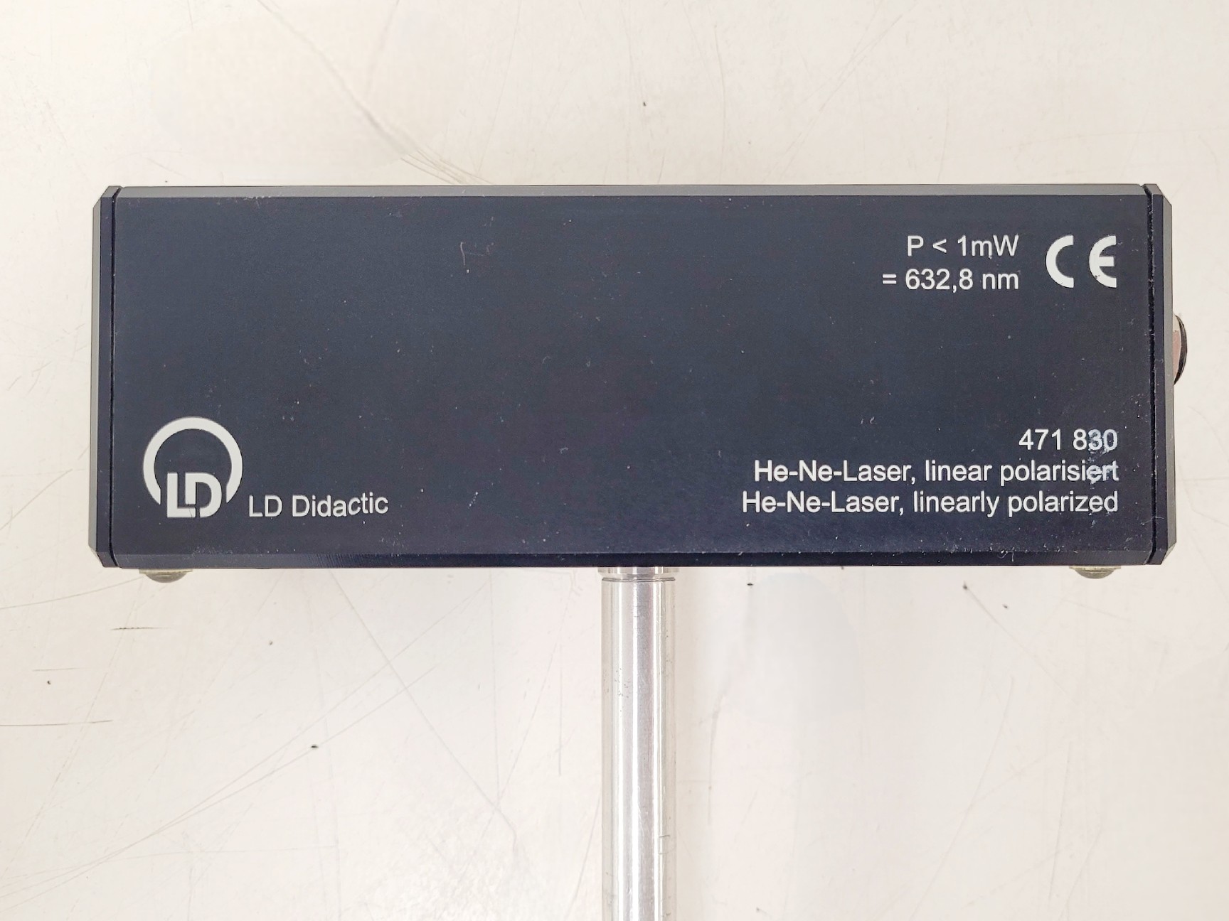 Image of LD Didactic He-Ne-Laser, Linearly Polarized Model 471 830