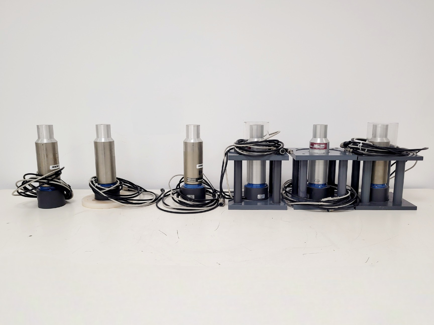Image of 7 x LD Didactic Power Supplies w/ 6 x Bicron/LD 1.5M2/2 & 2 x Scintillators