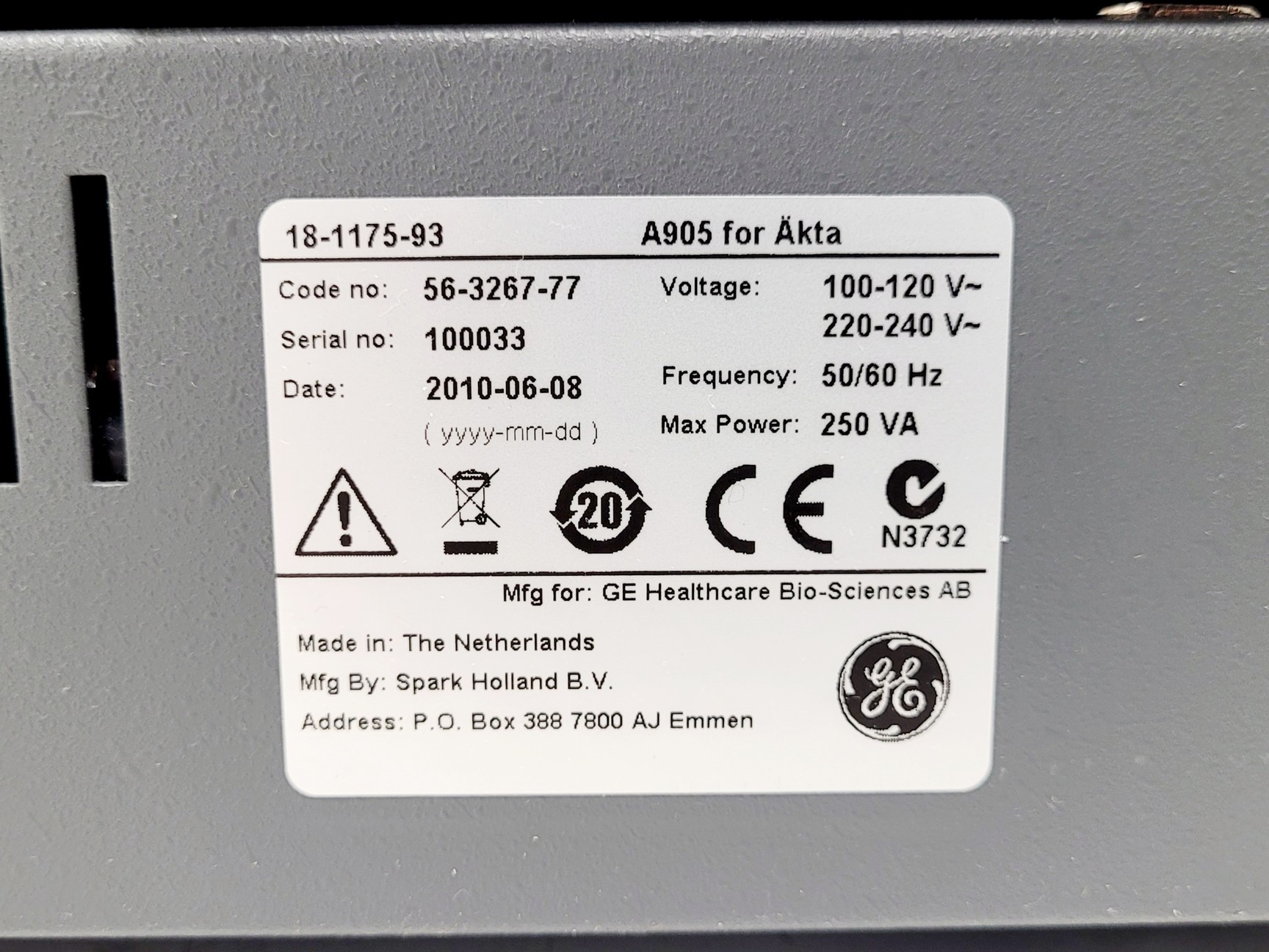 Image of ÄKTA Autosampler A-900 Automated Sample Injection Module FPLC Chromatography 