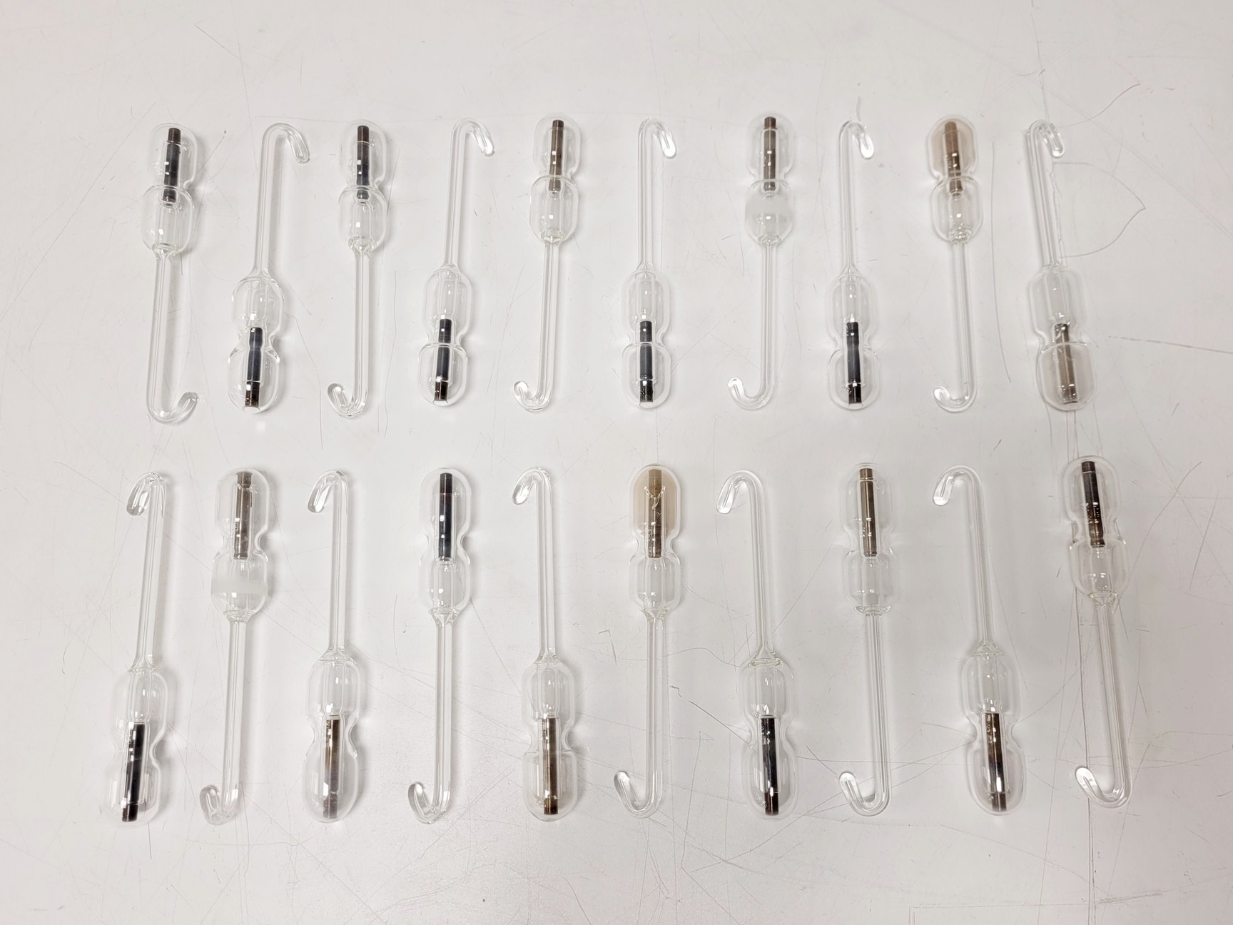 Image of 30 x Glass Cell Culture Spinner Flasks & Magnetic Impeller Stirrer Shafts