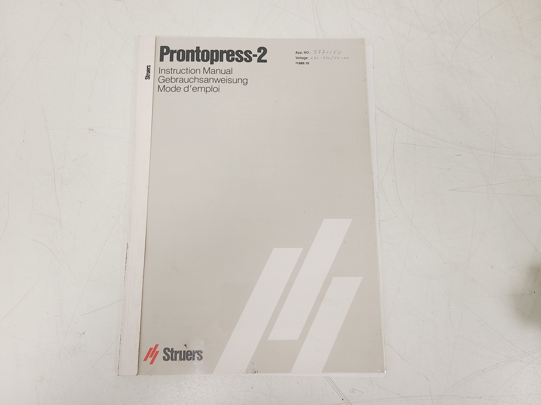 Image of Struers Prontopress-2 Automatic Metallographic Mounting Press