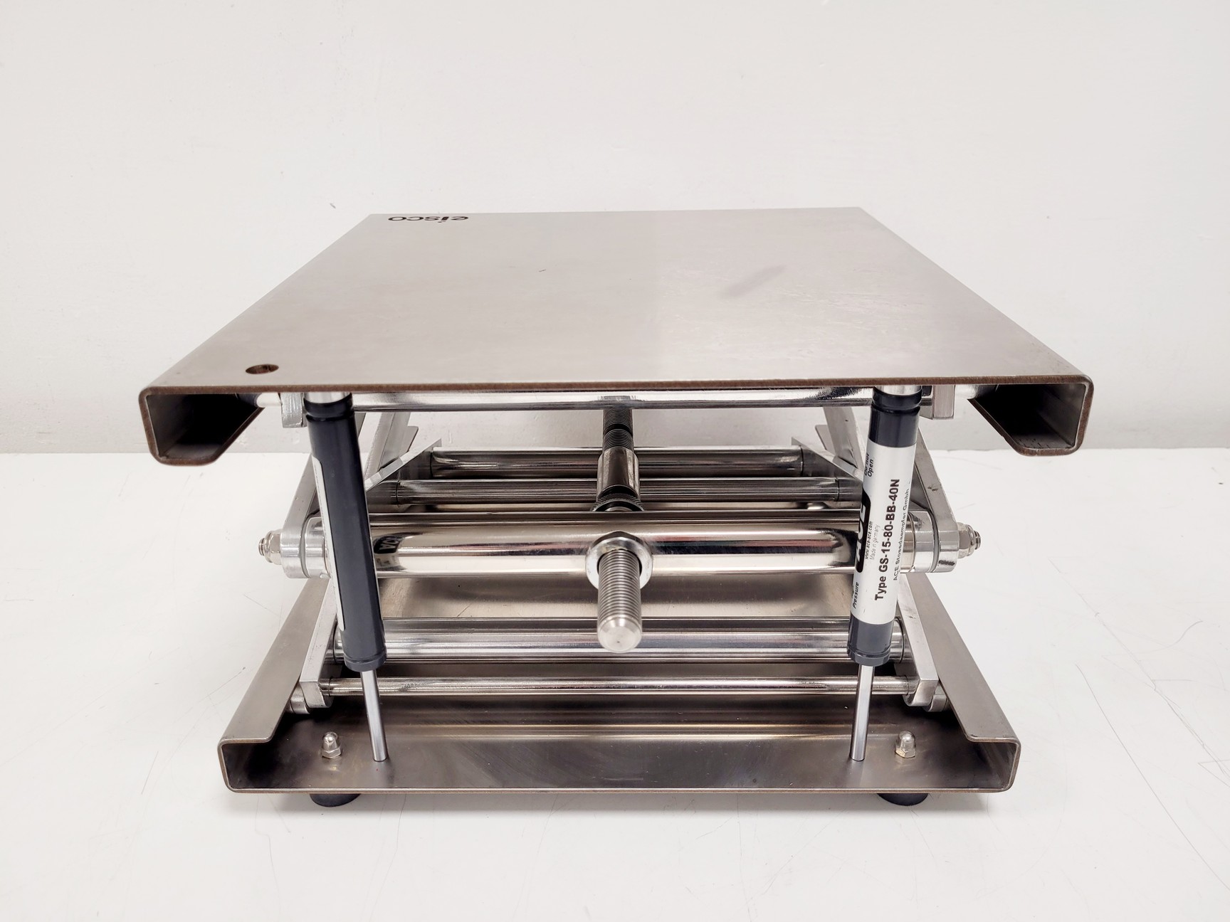 Image of 5 x Eisco Laboratory Scissor Jack Lifting Platforms 12kg Max. Load