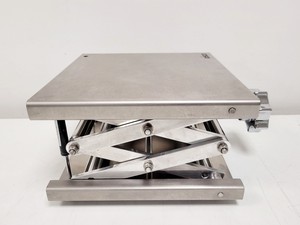 Thumbnail image of 5 x Eisco Laboratory Scissor Jack Lifting Platforms 12kg Max. Load
