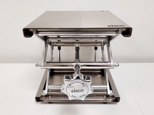 Thumbnail image of 5 x Eisco Laboratory Scissor Jack Lifting Platforms 12kg Max. Load