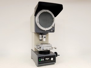 Image of Nikon Profile Projector V-12 with Metronic200 Model 202 Digital Read Out (DRO)