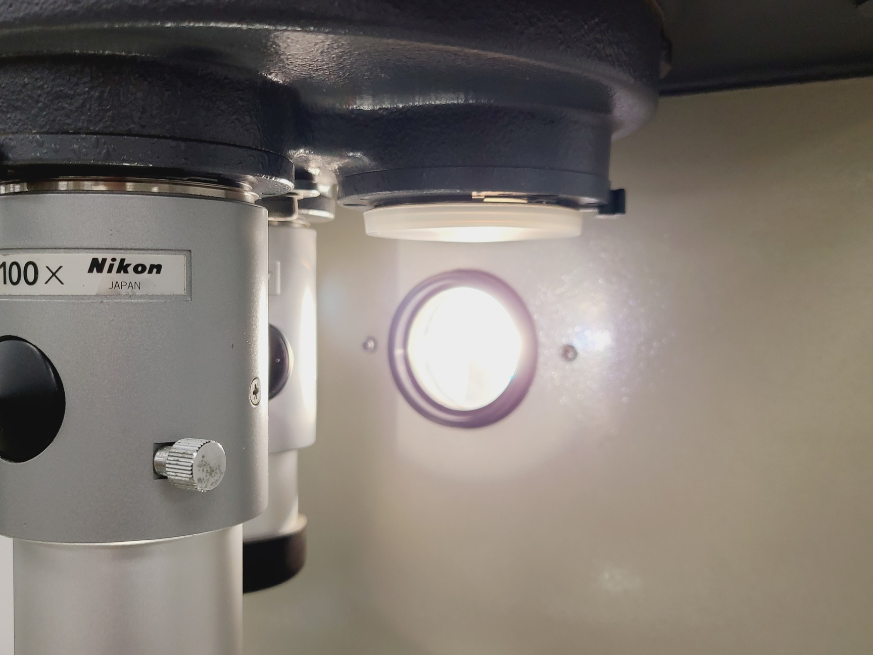 Image of Nikon Profile Projector V-12 with Metronic200 Model 202 Digital Read Out (DRO)