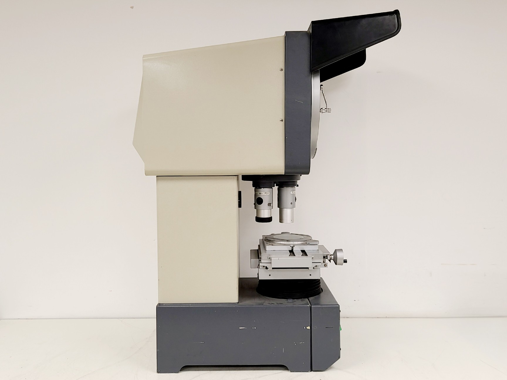 Image of Nikon Profile Projector V-12 with Metronic200 Model 202 Digital Read Out (DRO)