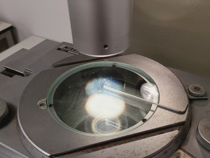Thumbnail image of Nikon Profile Projector V-12 with Metronic200 Model 202 Digital Read Out (DRO)