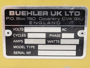 Thumbnail image of Buehler / Metaserv Pneumet II Mounting Press with Mold Heater-Cooler