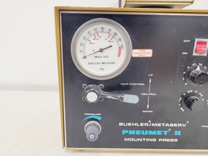 Thumbnail image of Buehler / Metaserv Pneumet II Mounting Press with Mold Heater-Cooler