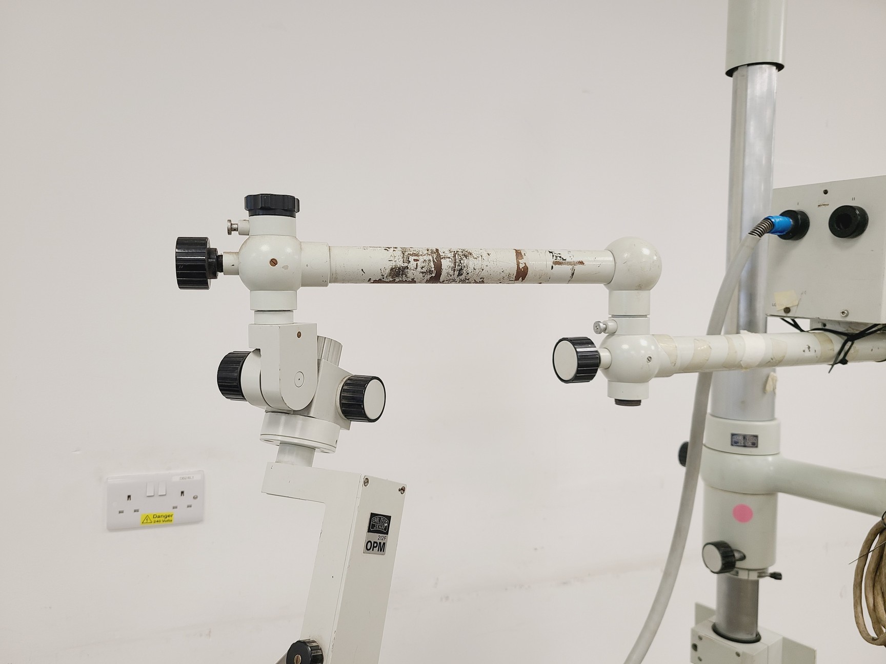 Image of Carl Zeiss Jena 212F OPM Dental Binocular Microscope with NT 100-2 Power Supply