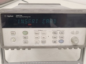 Thumbnail image of Agilent 34970A Data Acquisition/Switch Unit w/ 34902A 16 Channel Multiplexer