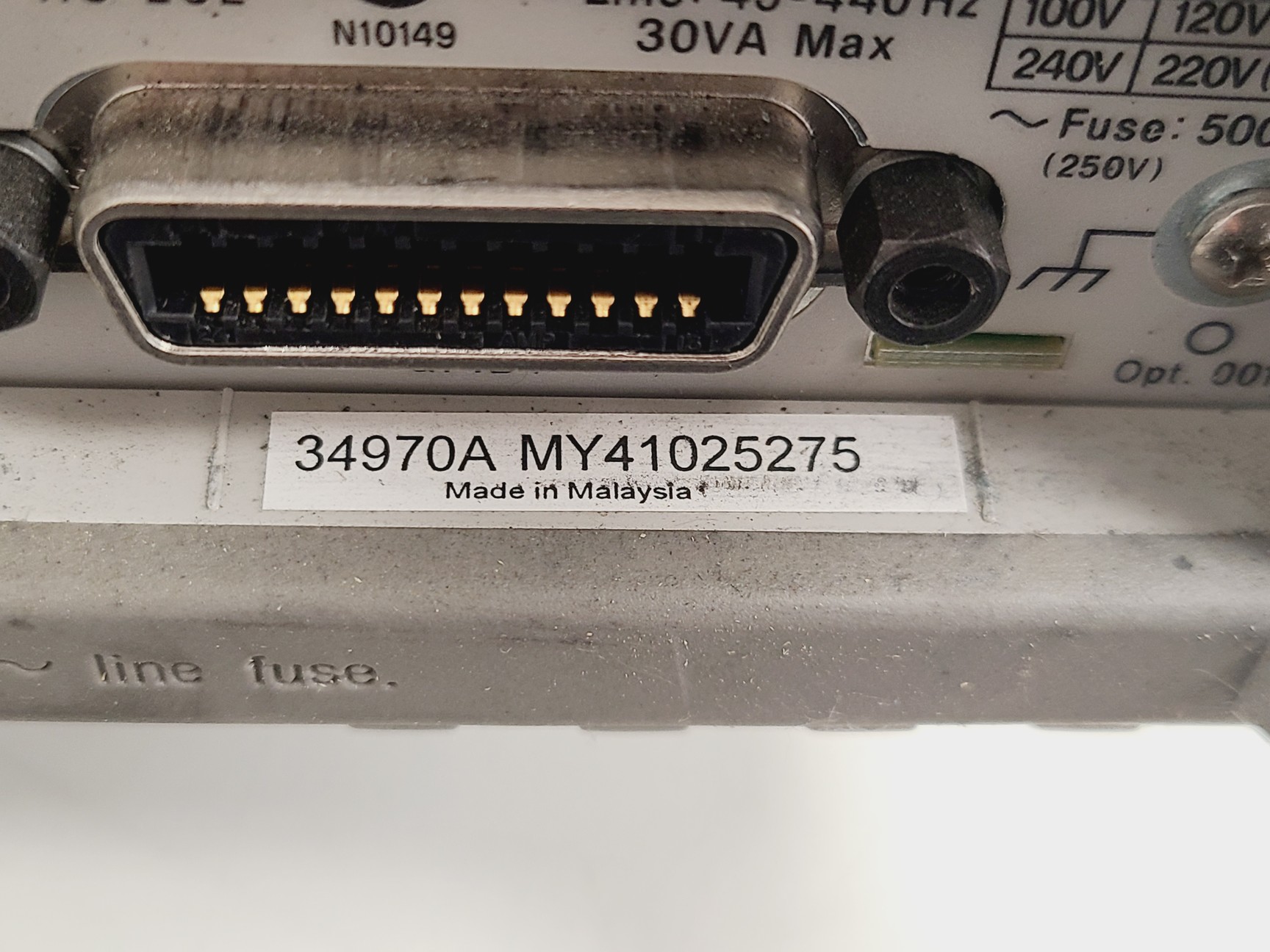 Image of Agilent 34970A Data Acquisition/Switch Unit w/ 34902A 16 Channel Multiplexer