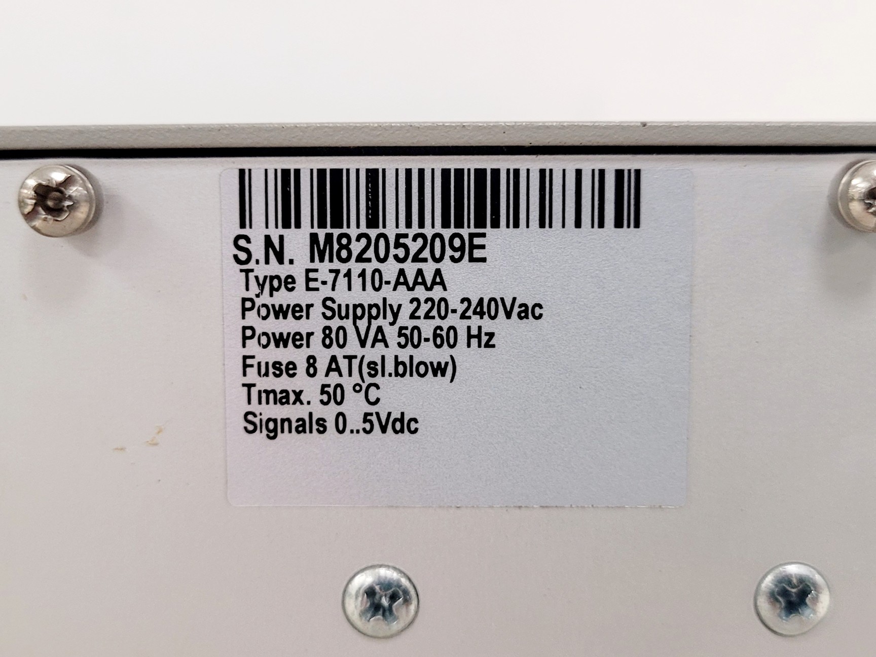 Image of Bronkhorst High-Tech Type E-7110-AAA Flow Controller Lab